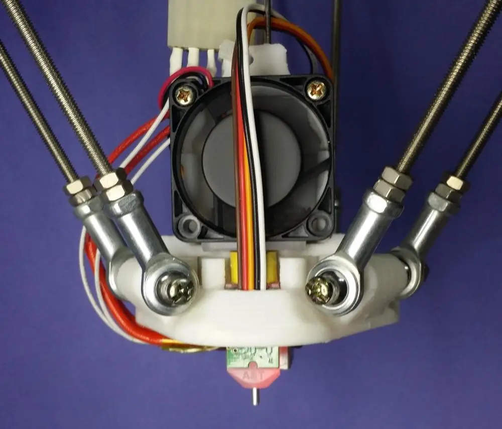 Delta rostock 3D принтер M3/M4 резьбовое отверстие эффекторных hotend с TLTouch датчик для