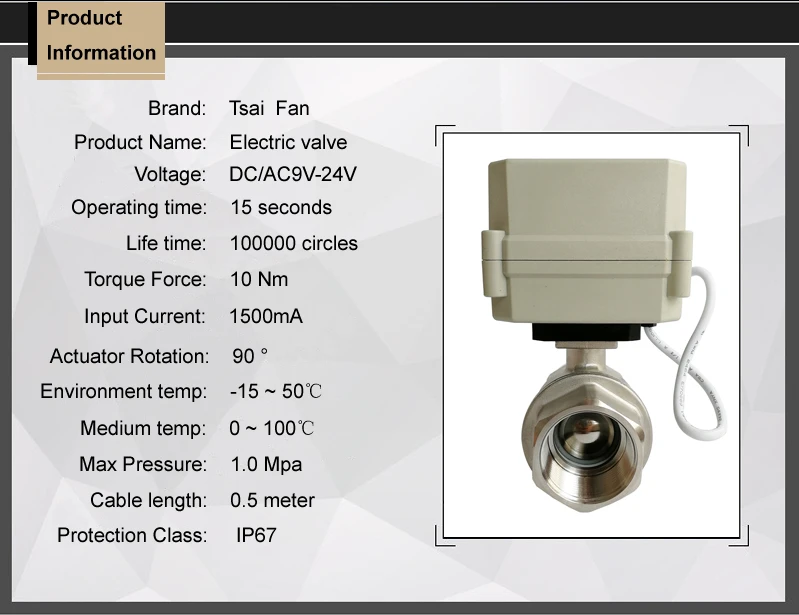 DN32-DN50 9-24V NOC