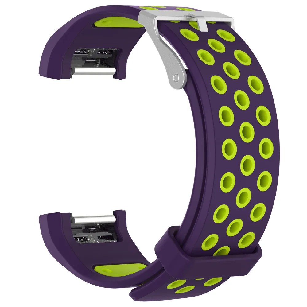 200 шт силиконовый ремешок для fitbit charge2 браслет умный браслет для фитнеса часы сменный ремешок для спортивных часов Ремешки для Charge 2