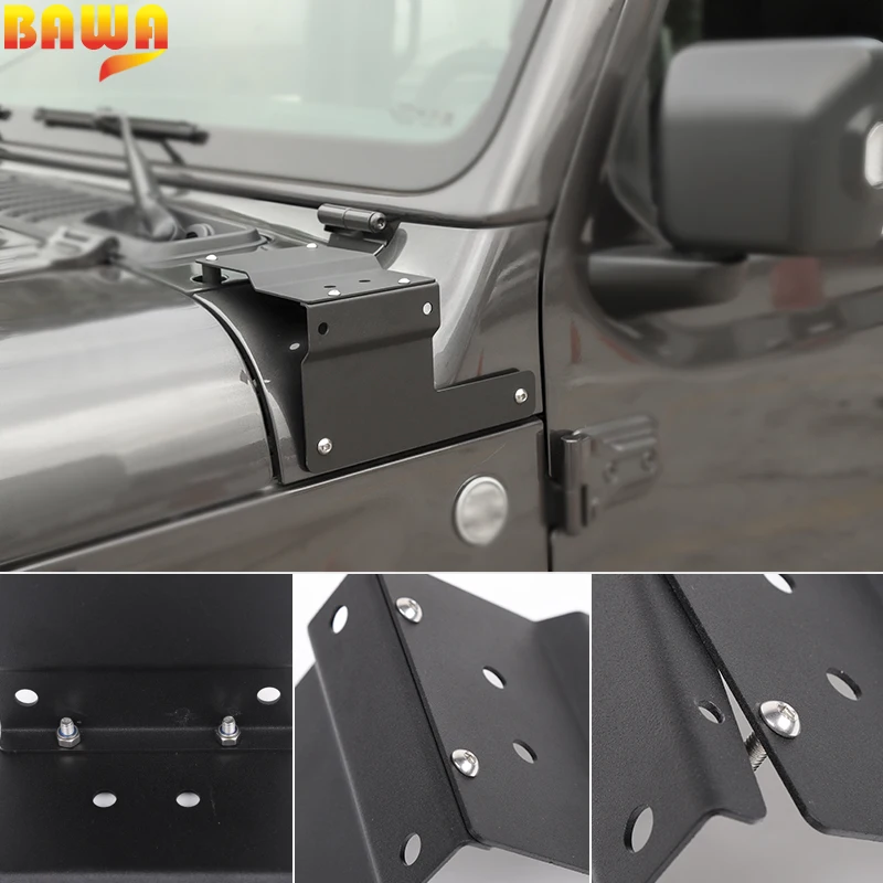 BAWA светодиодный светильник кронштейн для Jeep Wrangler JL 2018 + автомобильная лампа