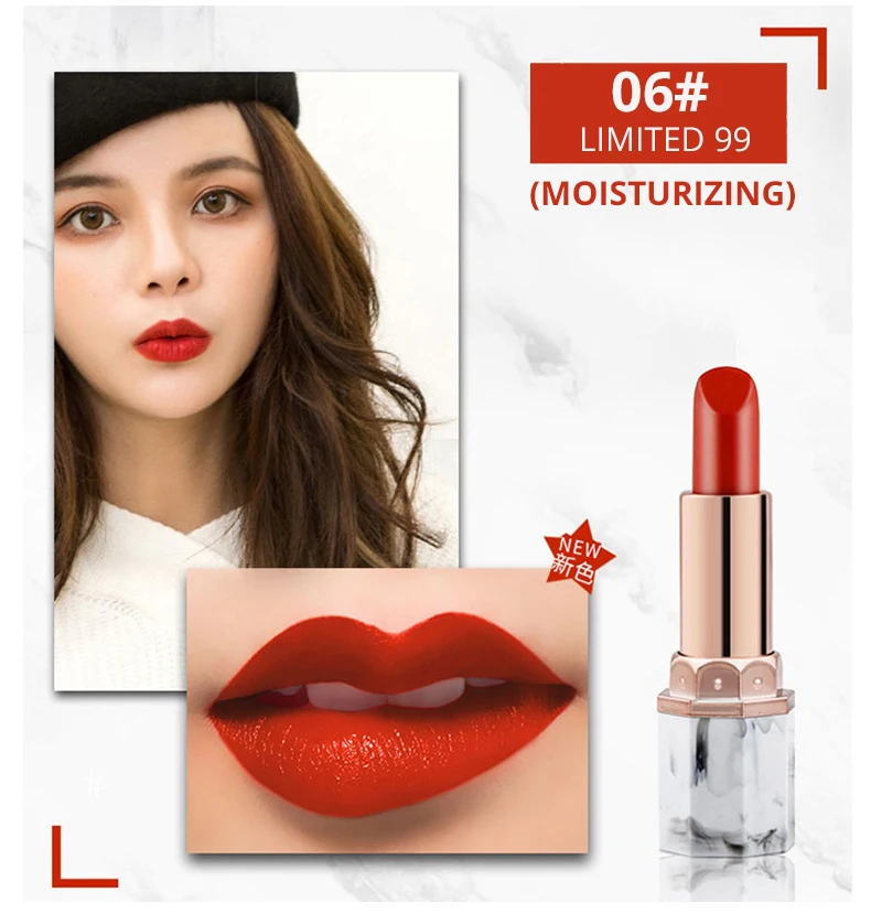 12 color marble Moisturizing matte lipstick (10)