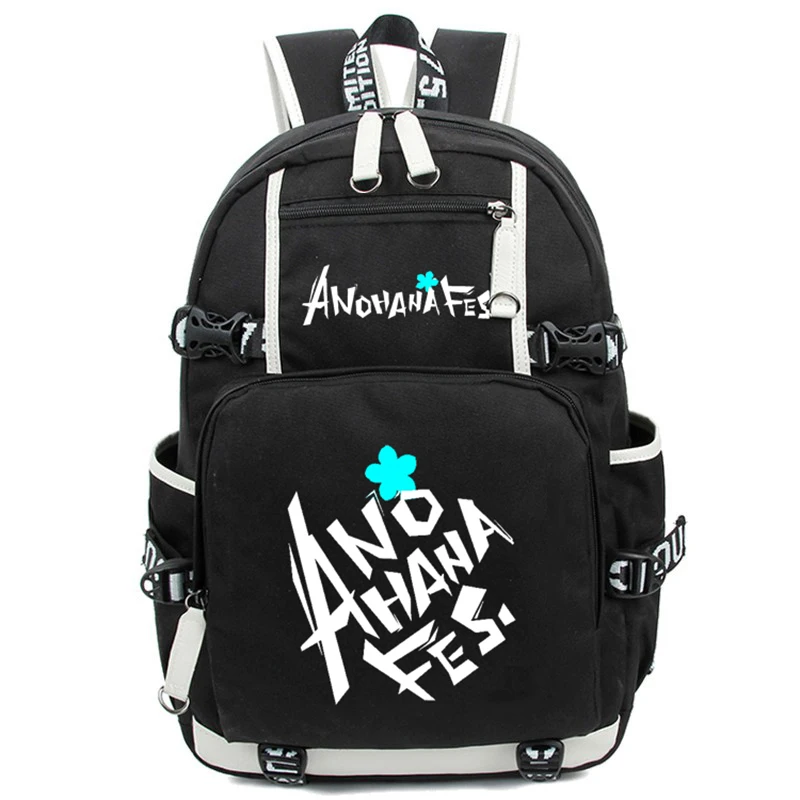 New Anime Anohana School Backpack Student Bookbag Honma Meiko Shoulder Travel Laptop Bags Knapsack Fashipn Bag Gift New Anime Anohana School Backpack Student Bookbag Honma Meiko Shoulder Travel Laptop Bags Knapsack Fashipn Bag Gift