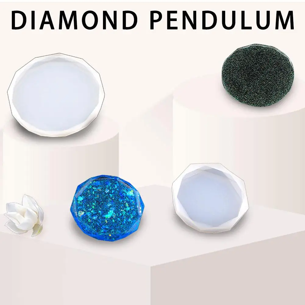 

DIY Crystal Epoxy Table Mould Rhombus Geometry Shape Mold Silicone Fragrance Diffuser Handmade Car Home Ornaments Pendant Decor