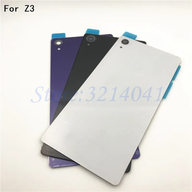 

5.2 inches Battery Back Housing Glass Replacement Cover Case For Sony Xperia Z3 L55T D6603 D6643 D6653 D6633 +With NFC