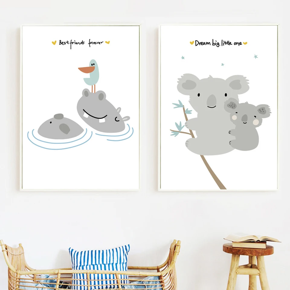 Crocodile-Sloth-Koala-Cartoon-Animal-Print-Wall-Art-Canvas-Painting-Nordic-Posters-And-Prints-Wall-Pictures (2)