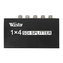 High Quality SDI Splitter 1×4 Multimedia Splitter SDI Extender Adapter Support 1080P TV Video for Projector Monitor DVR