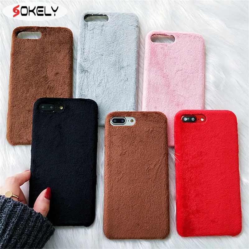 SOKELY Plush fabrics Case For iphone 7 Case Ultra thin fluff protective