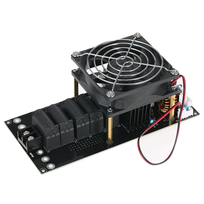 

great quality DC 12-40V 1000W 20A Induction Heating Board PCB Module Heater Coil with Fan