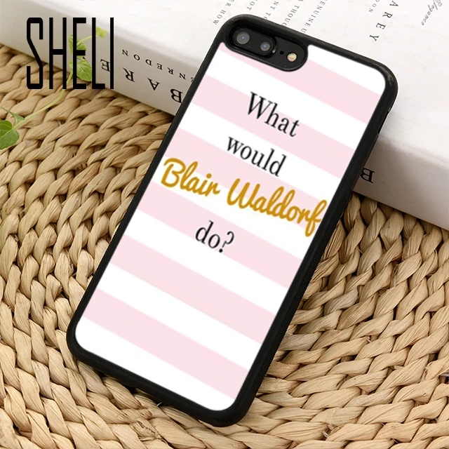 SHELI What was Blair Waldorf Do quotes Gossip Girl чехол для телефона iPhone 11 Pro X XR XS MAX 5 6 7 8 Plus samsung s7 s8 |