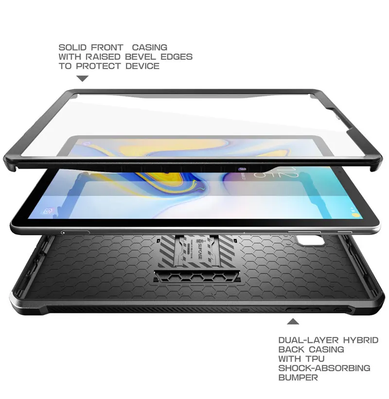 SUPCASE для Samsung Galaxy Tab S4 10,5 Case Release UB Pro полный корпус прочный Чехол со встроенным экраном протектор и Kickstand