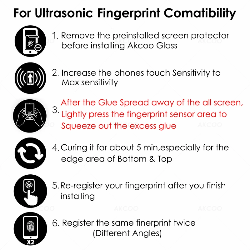 Tanie Akcoo S10 ochraniacz ekranu ze szkła hartowanego z dużym lampa UV do Samsung Galaxy S8 9 10 Plus UV szkło dla uwaga 8 9 10 Plus szkło