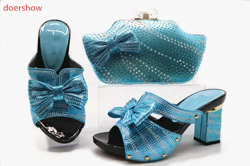 

doershow Italian Ladies Shoes and Bags To Match Set Sales In Women Matching Shoes and Bag Set Nigerian Women Shoes and BagTN1-34