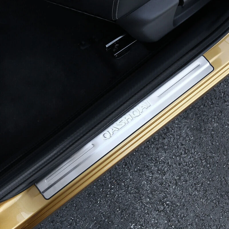 

For Nissan Qashqai J11 2015 2016 Accessories Scuff Plate Door Sill Stainless Steel Welcome Pedal Protector Stickers Car Styling