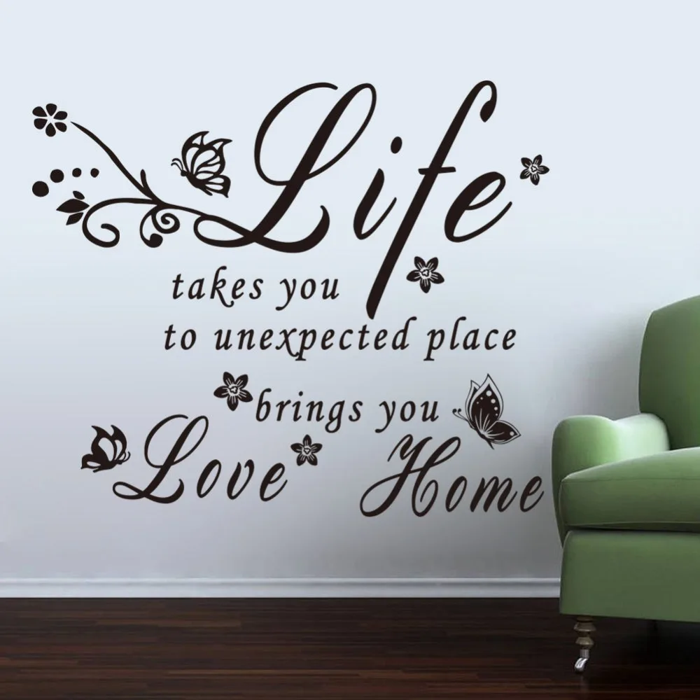 Removable Decals Mobile Home Letter Life Brings You Love Vinyl