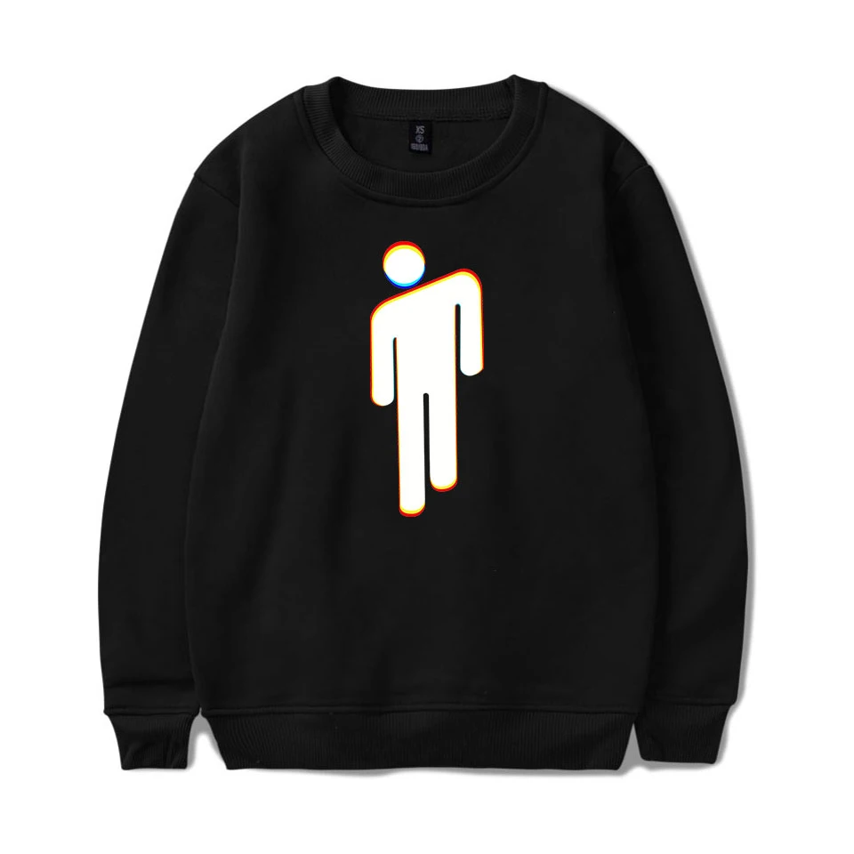 

Billie Eilish Teenage Singer Idol Same Paragraph Hoodie Men Fashion Long-sleeved Hoodies Sweatshirt 2019 Hot Trend Casual Wear