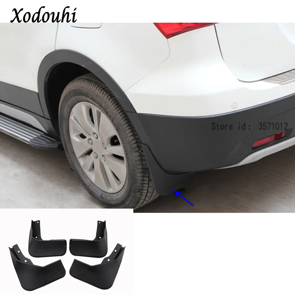 Для Suzuki S-cross scross SX4 покрытие автомобиля Пластиковый упор мягкий брызговик защиты брызговик рамка
