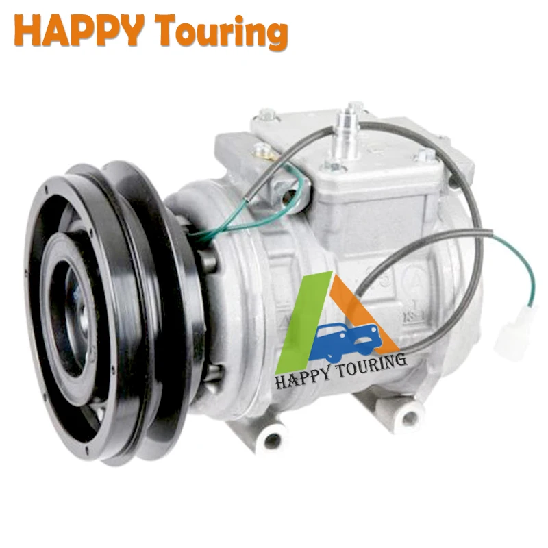 

AC Compressor 10PA15C for Komatsu excavator PC200-6 200-6 komatsu compressor 44710034603D 447200-0240 447100-3460 447300-1440