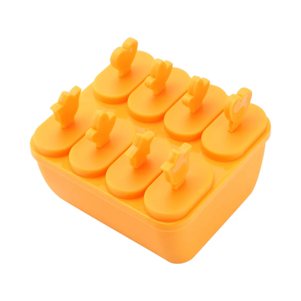 

8 Cell Creative Ice Cream Pop Mold Lolly Mould Tray Pan Frozen Maker Kitchen DIY Tool