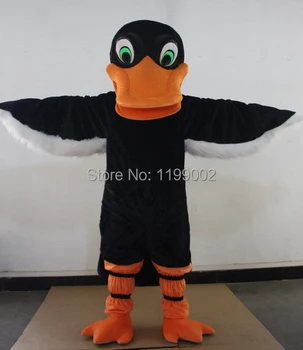 

Hot sale Professional New Style Black Duck Mascot Costume adult Fancy Dress Charactor mascot costume Free shipping