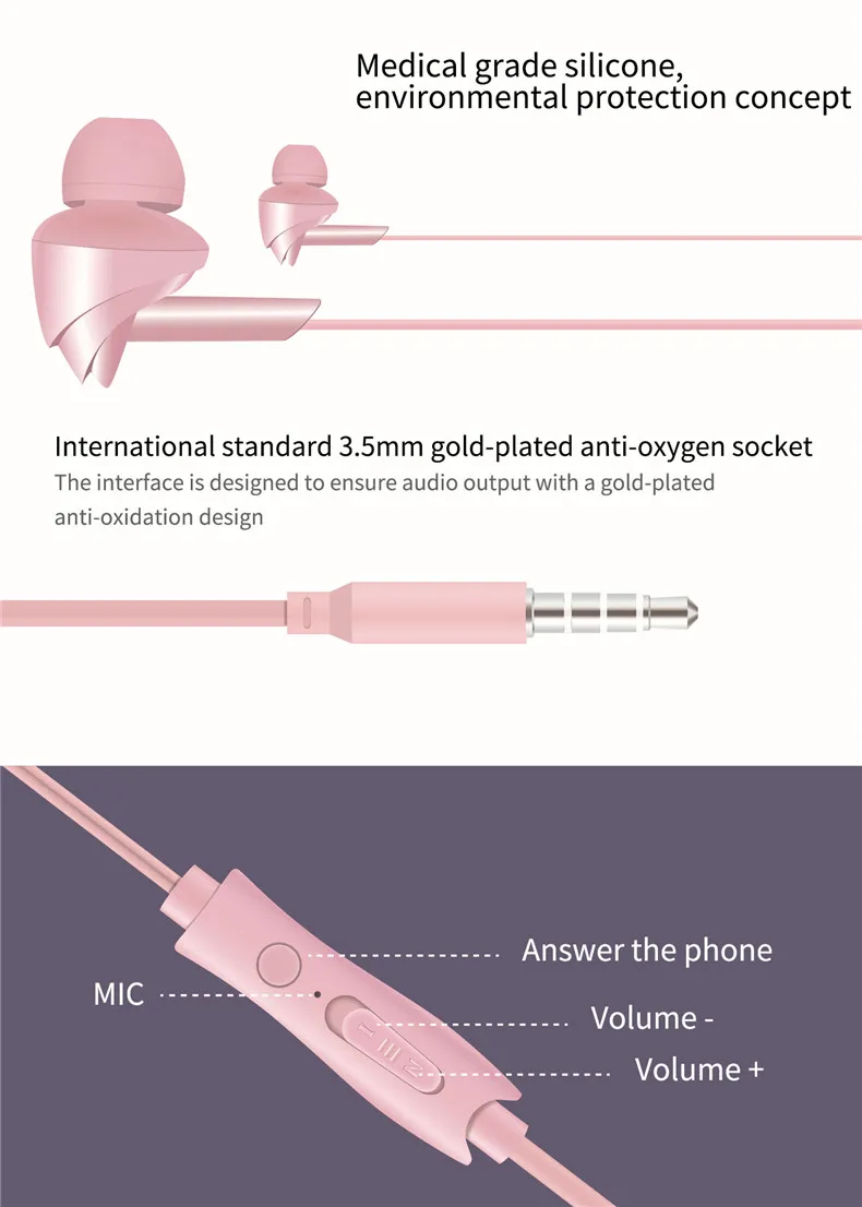 4 wired earphones for mp3 music