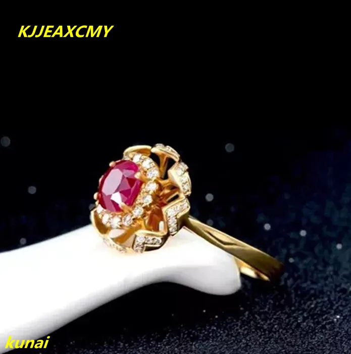 KJJEAXCMY fine jewelry Кольцо из натурального рубинового серебра 925 пробы женское кольцо модное и элегантное