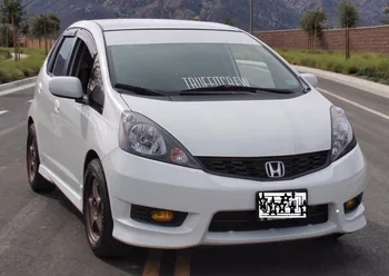 

Fit for 2013 Honda Fit GE8 USDM spoon modified carbon fiber rear wing with rear spoiler wing