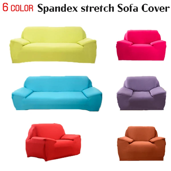 Spandex Stretch Sofa Cover Elasticity Couch Loveseat Spandex Stretch Sofa Cover Elasticity Couch Loveseat Furniture 1pc Pure Color 14 Colors Machine Washable In From Home