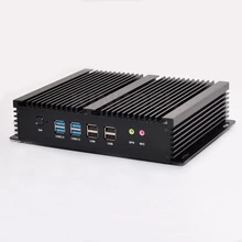 Fanless HTPC, barebone mini PC Intel Core i3 4010U/i5 4200U, Dual HDMI, 6 COM rs232,WiFi,USB 3.0, 3D game support,Dual LAN NC310