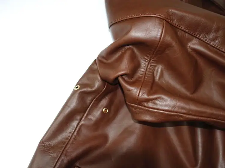 Free shipping.high grade horseskin leather jacket.man claccic A2 style genuine leather coat,vintage fans,Fetal bovine skin sheepskin aviator jacket