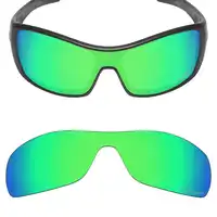 Mryok+ POLARIZED Resist SeaWater Replacement Lenses for Oakley Antix Sunglasses Emerald Green