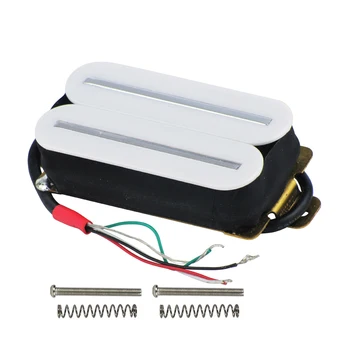 

NEW 57 Hot Rail Dual Blade Electric Guitar Humbucker Pickup White Ceramic