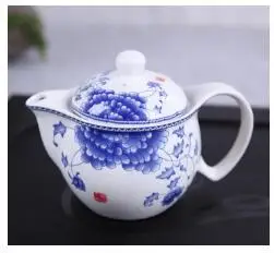Китайский фарфор, чайный горшок, для путешествий, офиса, чайный набор, двойной чайник, пояс, фильтр чашки для чайной церемонии кунг-фу, чайник, фарфоровая чайная посуда - Цвет: 02