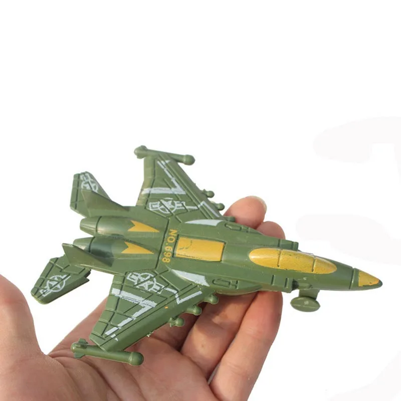 Модель самолета истребитель Jet Pulley игрушечный набор блоков 2 шт./компл. детские
