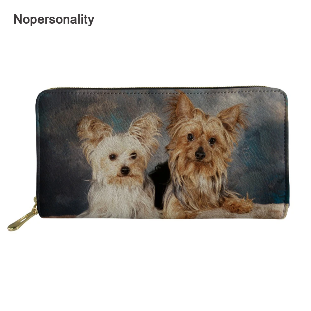 Nopersonality Adorable Yorkshire Terrier Print Ladies Purse Cute
