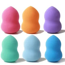 2 шт. Профессиональный макияж основа губка милая форма тыквы голова макияж основа губка косметический спонж порошок инструмент для чистки кисти