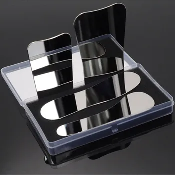 

4 Pcs/set Dental Orthodontic Oral Clinic Stainless Steel Reflector Mirror For Dentist Lab Dentistry Intra Oral Dental