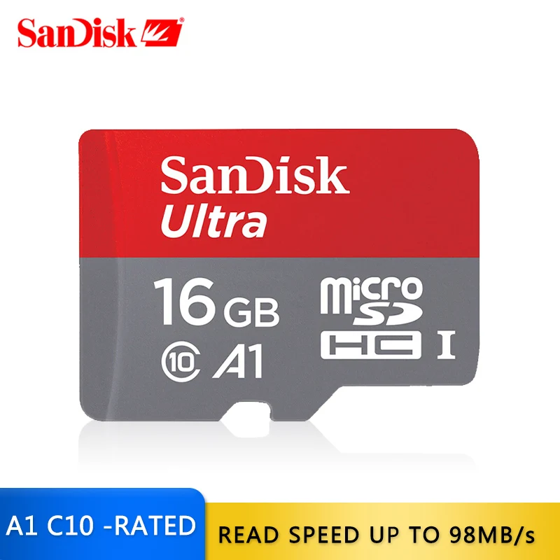 Дешевый real capacity 100% Sandisk Micro SD card Class10 16gb 32gb 95Mb s 64gb 128gb100M Original TF card memory card flash memory stick