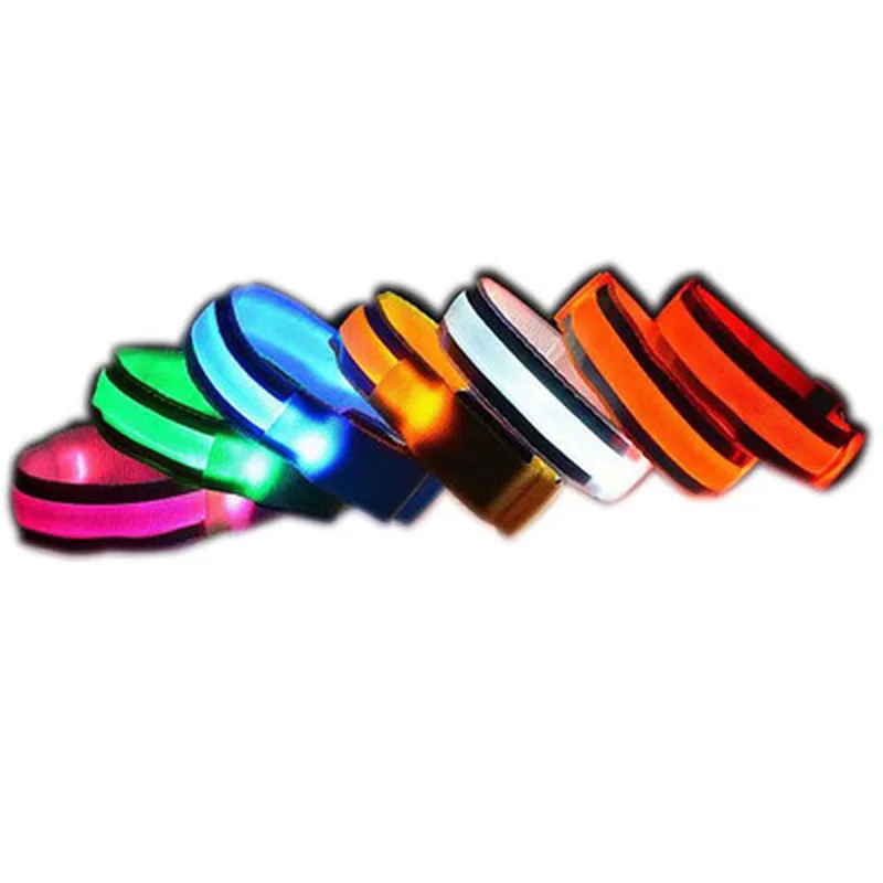 Discount 1 Pack Glowing Bracelets Sport LED Wristbands Adjustable Running Light for Runners Joggers Cyclists Bike Warnning Light Battery 1 Discount 1 Pack Glowing Bracelets Sport LED Wristbands Adjustable Running Light for Runners Joggers Cyclists Bike Warnning Light Battery 1
