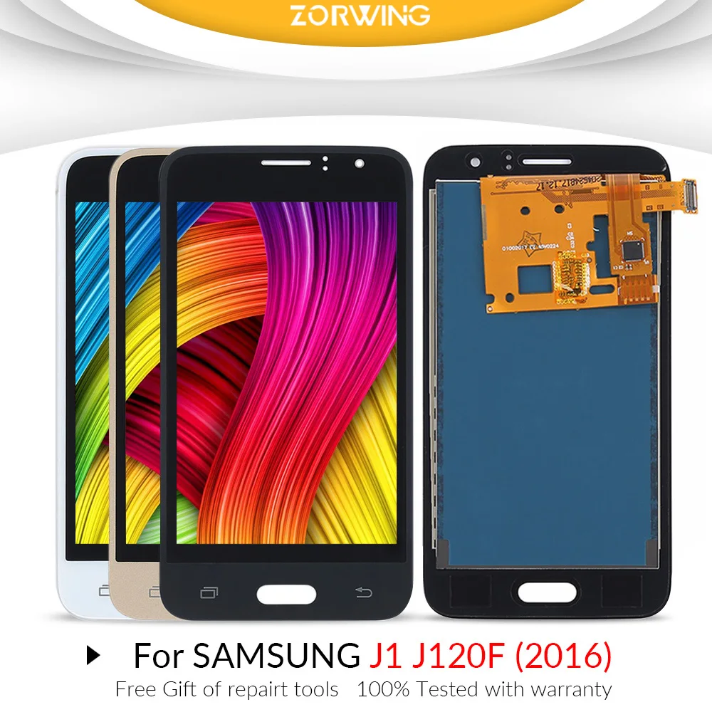 

j120f lcd For SAMSUNG GALAXY J1 2016 LCD J120F J120 J120M J120H Display Touch Screen Digitizer for Samsung J120F LCD Screen