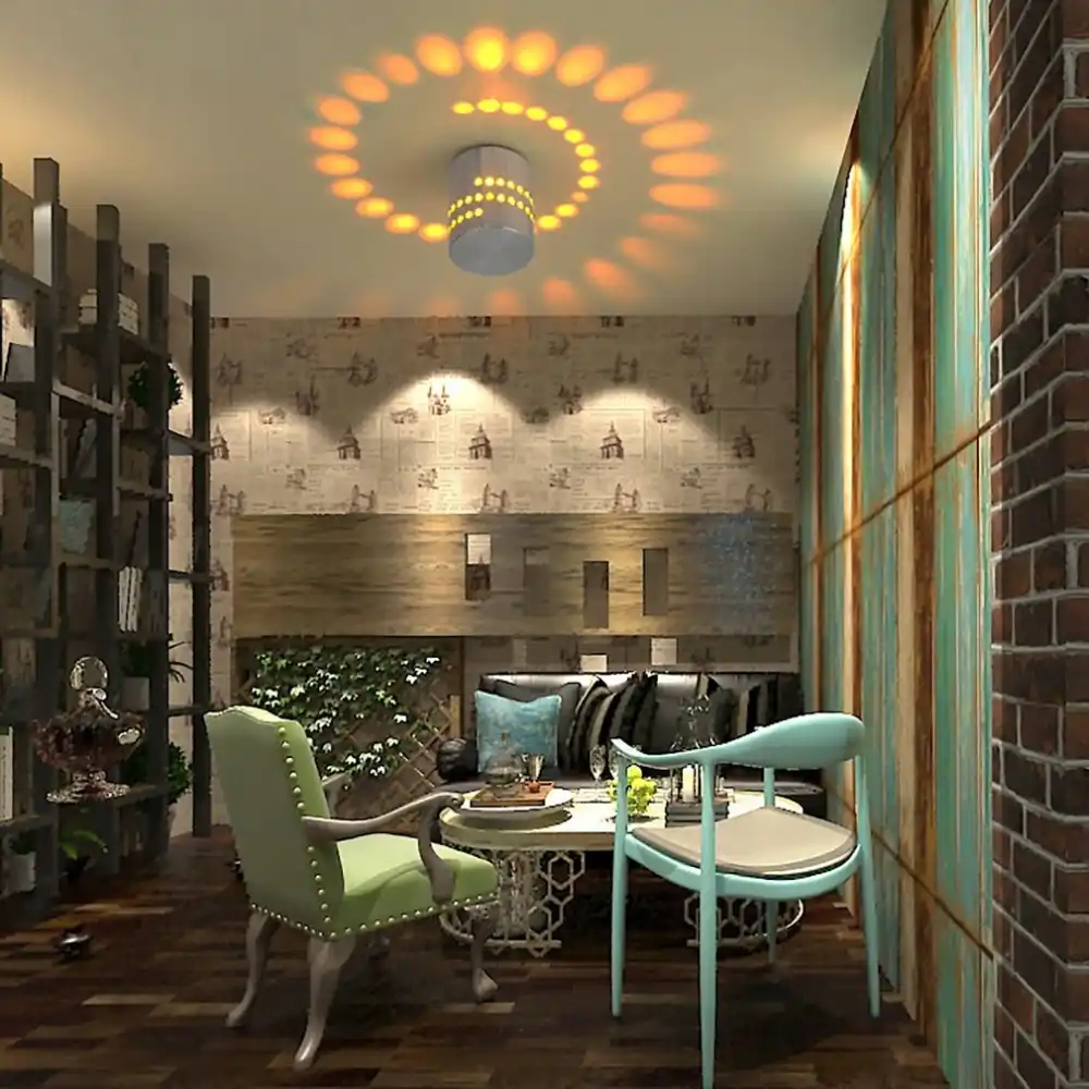 Detail Feedback Questions About Modern LED Ceiling Light RGB Wall