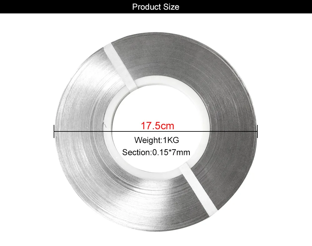 1 кг 0,15*7 мм чистый никель полосы 18650 Батарейный блок сварочный ремень литиевые батареи Соединительная лента высокой чистоты чистый никель