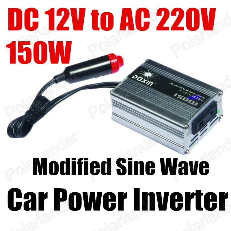 150W DC 12V to 220V Portable Car Power Inverter converter USB Charger Voltage Transformer modified sine wave|inverter dc 220v ac|wavewave inverter - AliExpress