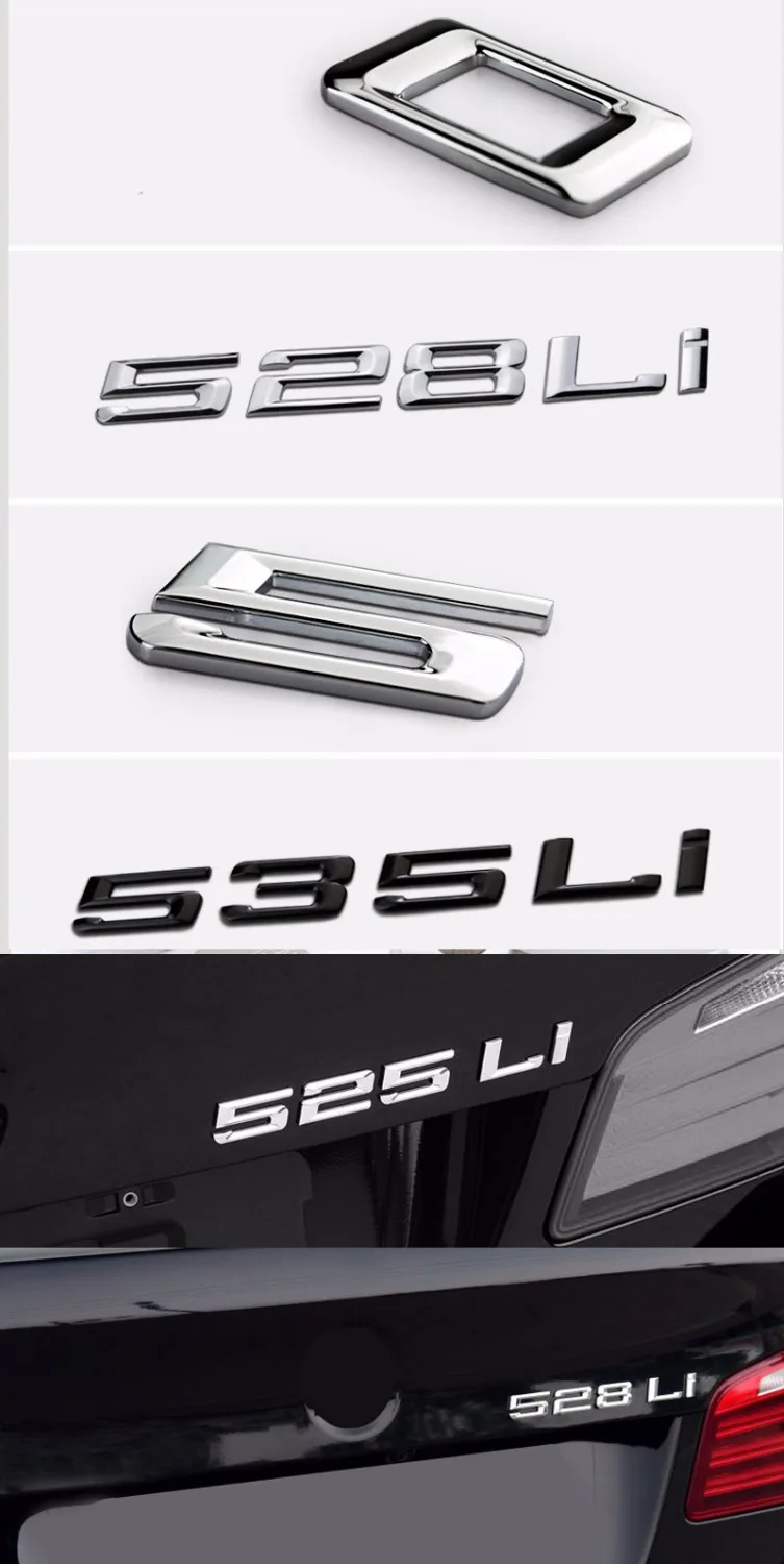 1 шт. 3D наклейки эмблемы на багажник BMW 328I 330I 335I 320I 0/1/ 2 /3 /4 /5 /8 /i /L|Эмблемы| |