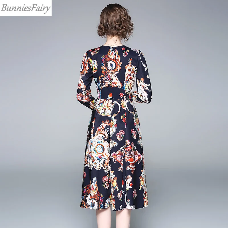 BunniesFairy 2019 весеннее Новое Женское платье Хепберн Винтажный стиль ретро