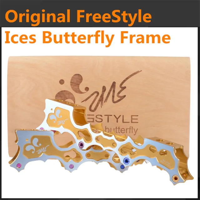 Cheap [FreeStyle Original] 100% Original FreeStyle Ice Butterfly Inline Skate Frame Base for FSK Slalom Skating Patins