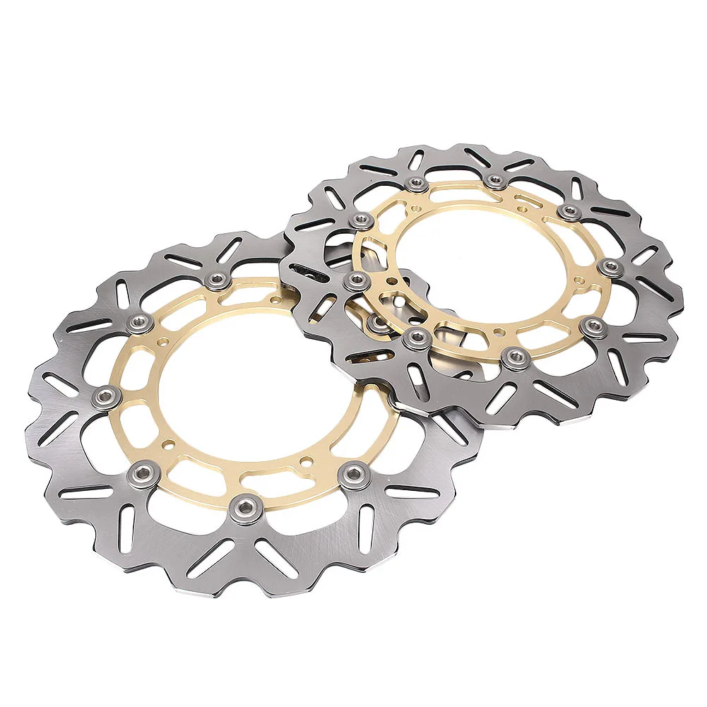 Front Brake Disc Disk Rotors For Yamaha YZF R6/R1 & FAZER 8 ABS & FZ8 ABS & XTZ SUPER TENERE 1200 Pair Mtorcycle Accessories