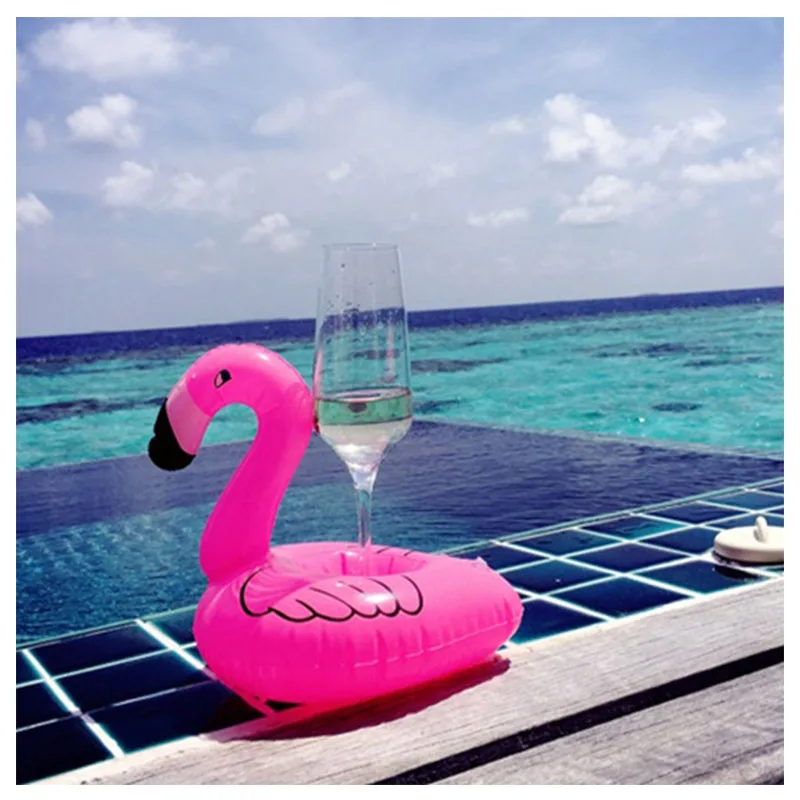 Summer-Swimming-Pool-Floating-Inflatable-Flamingo-Holder-Water-Drinks-Cup-Beach-Mobile-phone-Cup-Care-Floating