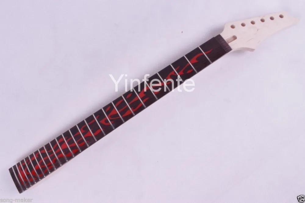 

2pcs Electric Guitar neck Solid wood 24 fret New Black fretboard New