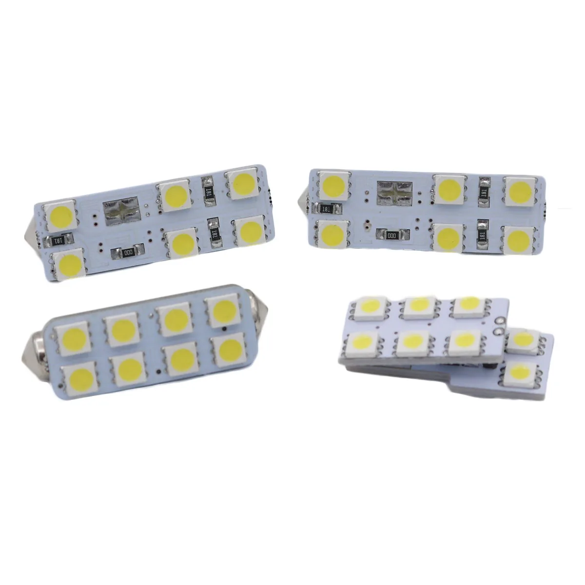 Eonstime 12V 8 шт./компл. 5050 SMD СВЕТОДИОДНЫЙ Автомобильный интерьер Лампы для чтения чехол для Volkswagen VW Passat CC R36 GTI 6500K