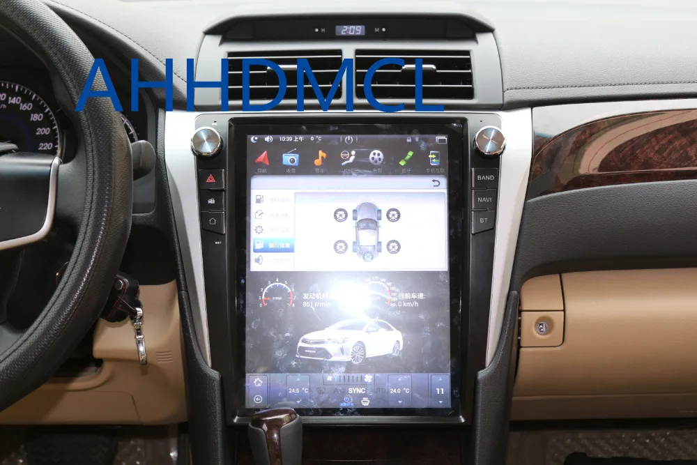 Best Car PC PAD Tesla Style Multimedia Player Android 7.1 GPS For Camry 2015 2016 2017 13